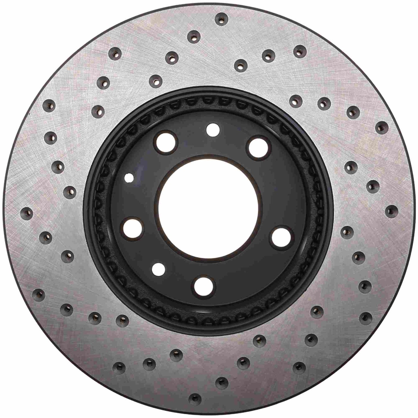 StopTech Sport Cryo Cross Drilled Brake Rotor; Front Left