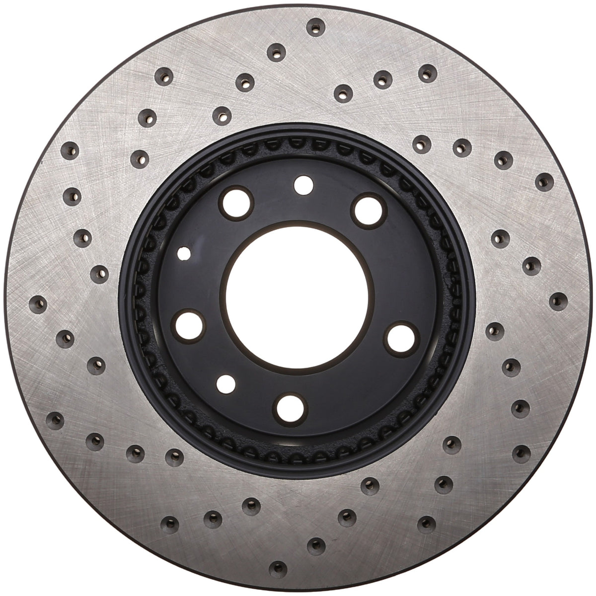 StopTech Sport Cryo Cross Drilled Brake Rotor; Front Left