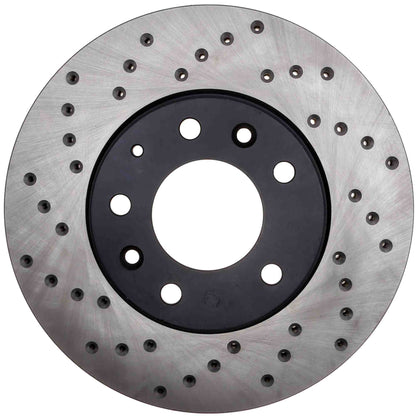 StopTech Sport Cryo Cross Drilled Brake Rotor; Front Right