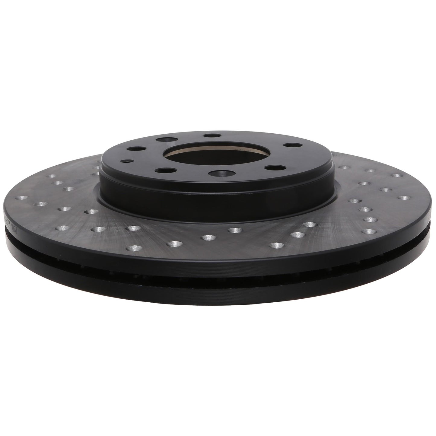 StopTech Sport Cross Drilled Brake Rotor; Front Right
