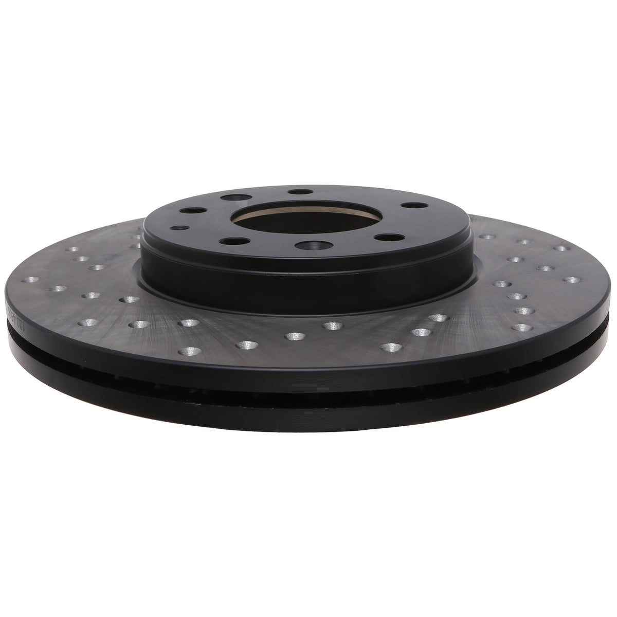 StopTech Sport Cross Drilled Brake Rotor; Front Right