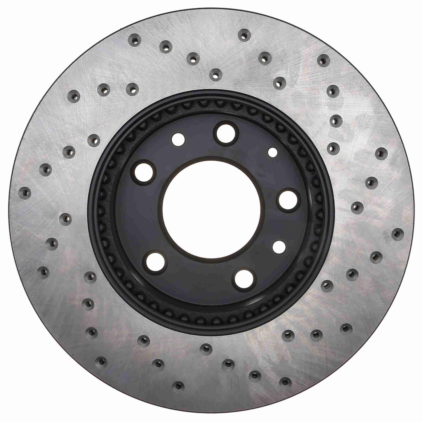 StopTech Sport Cross Drilled Brake Rotor; Front Right