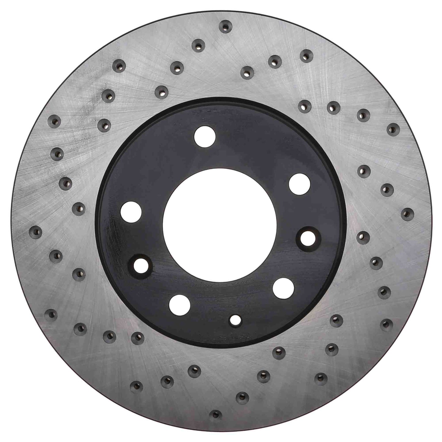 StopTech Sport Cross Drilled Brake Rotor; Front Right
