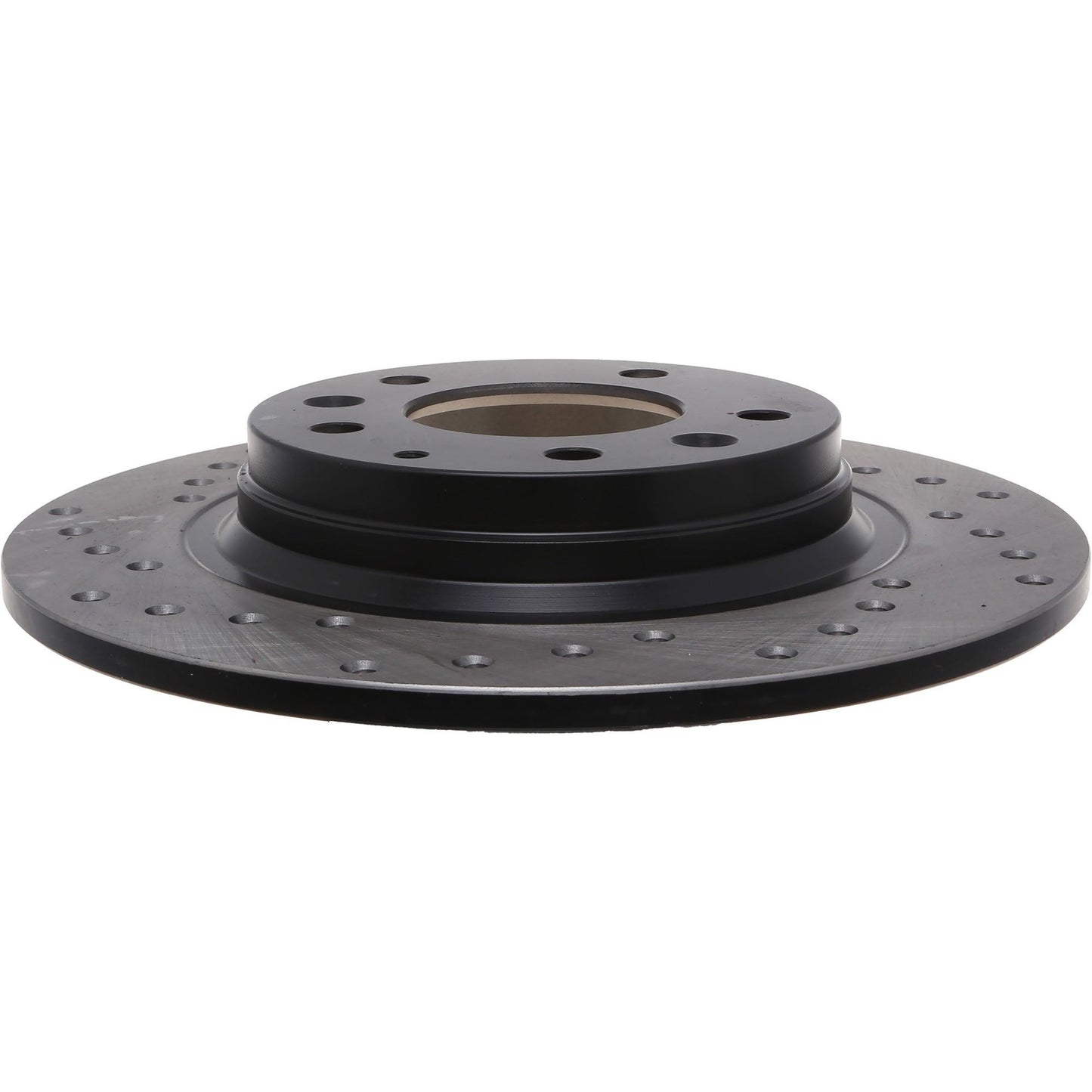 StopTech Sport Cross Drilled Brake Rotor; Rear Right