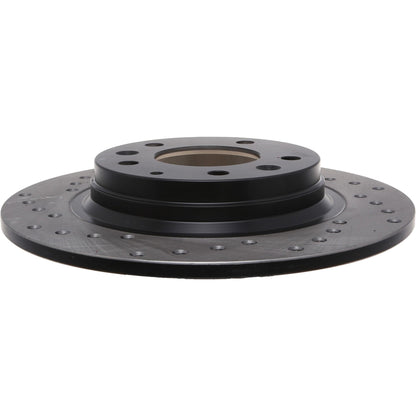 StopTech Sport Cross Drilled Brake Rotor; Rear Right