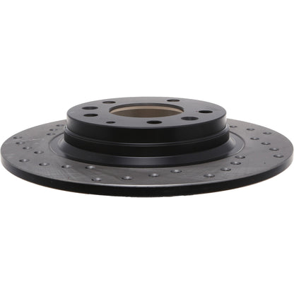 StopTech Sport Cross Drilled Brake Rotor; Rear Right