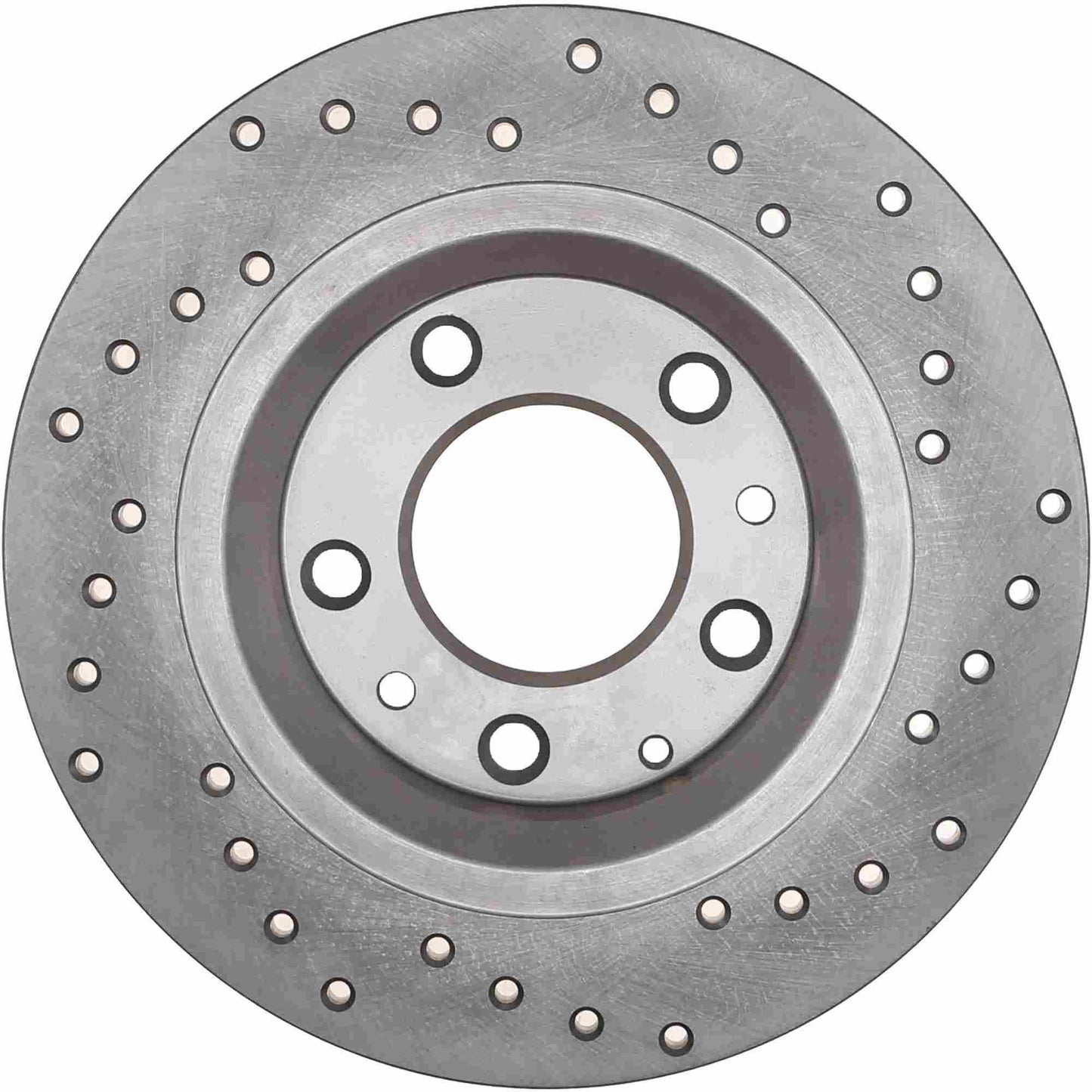 StopTech Sport Cross Drilled Brake Rotor; Rear Right