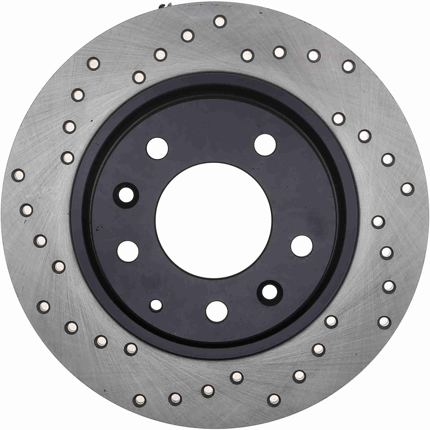 StopTech Sport Cross Drilled Brake Rotor; Rear Right