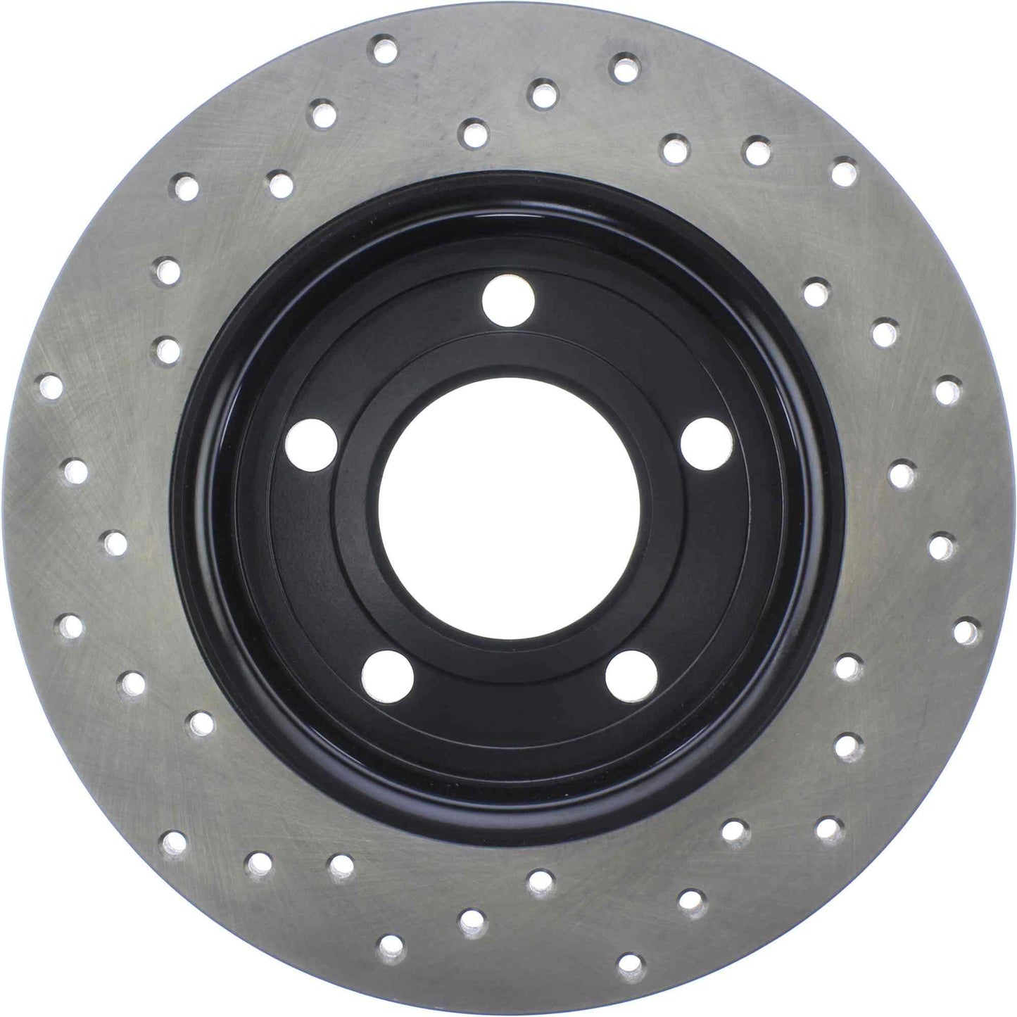 StopTech Sport Cryo Cross Drilled Brake Rotor; Rear Left