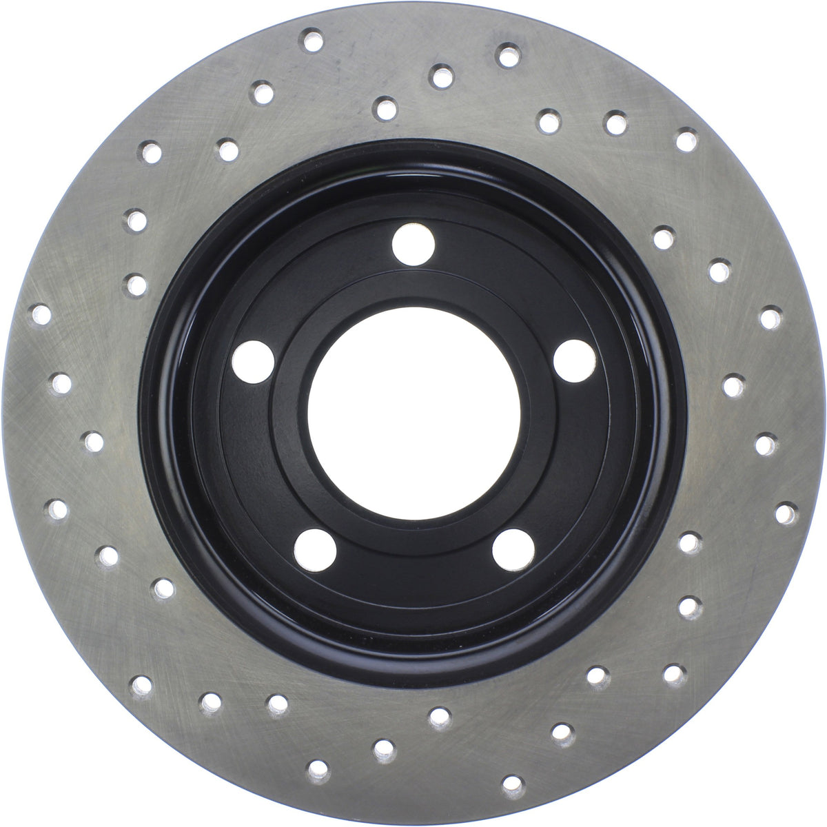StopTech Sport Cryo Cross Drilled Brake Rotor; Rear Left