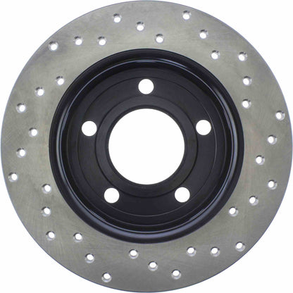 StopTech Sport Cryo Cross Drilled Brake Rotor; Rear Right