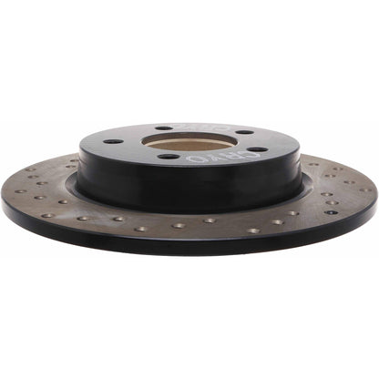 StopTech Sport Cryo Cross Drilled Brake Rotor; Rear Right