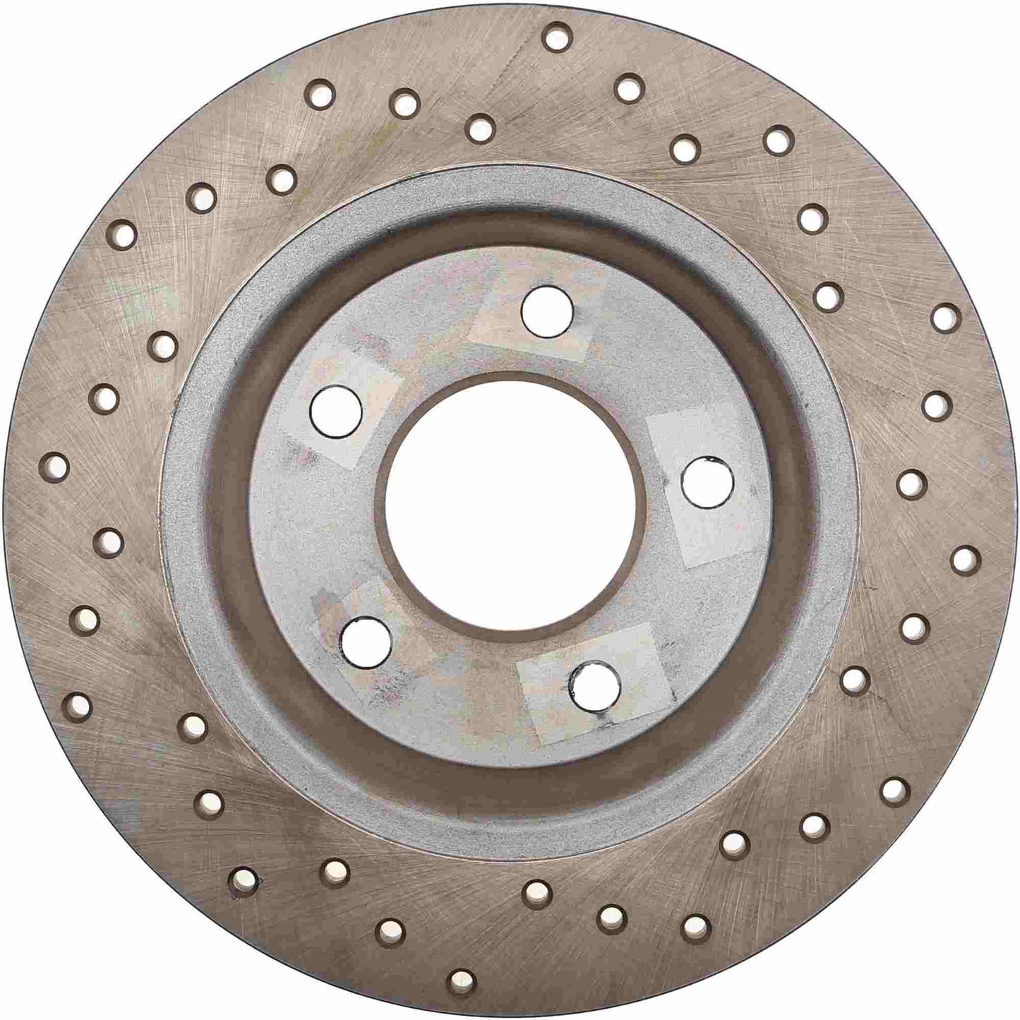 StopTech Sport Cryo Cross Drilled Brake Rotor; Rear Right