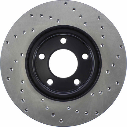 StopTech Sport Cryo Cross Drilled Brake Rotor; Front Right