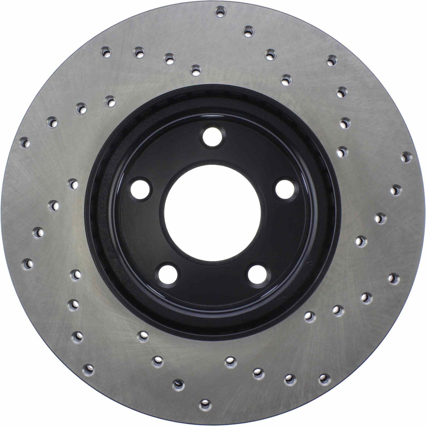 StopTech Sport Cross Drilled Brake Rotor; Front Right