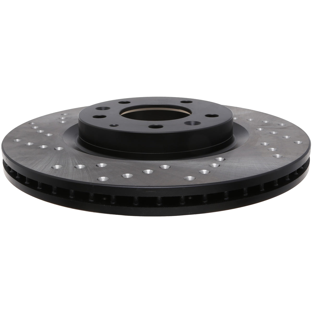 StopTech Sport Cross Drilled Brake Rotor; Front Right