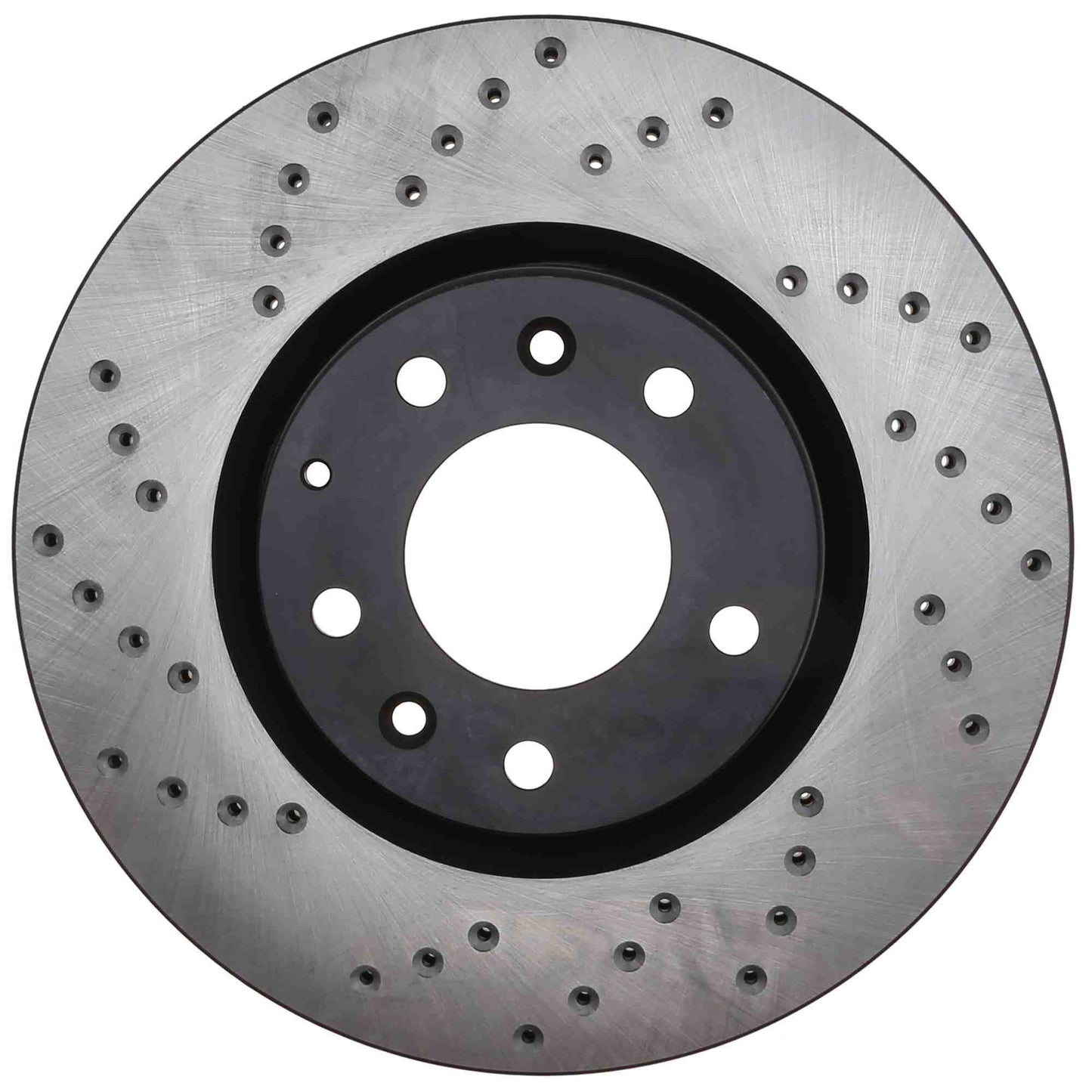 StopTech Sport Cross Drilled Brake Rotor; Front Right