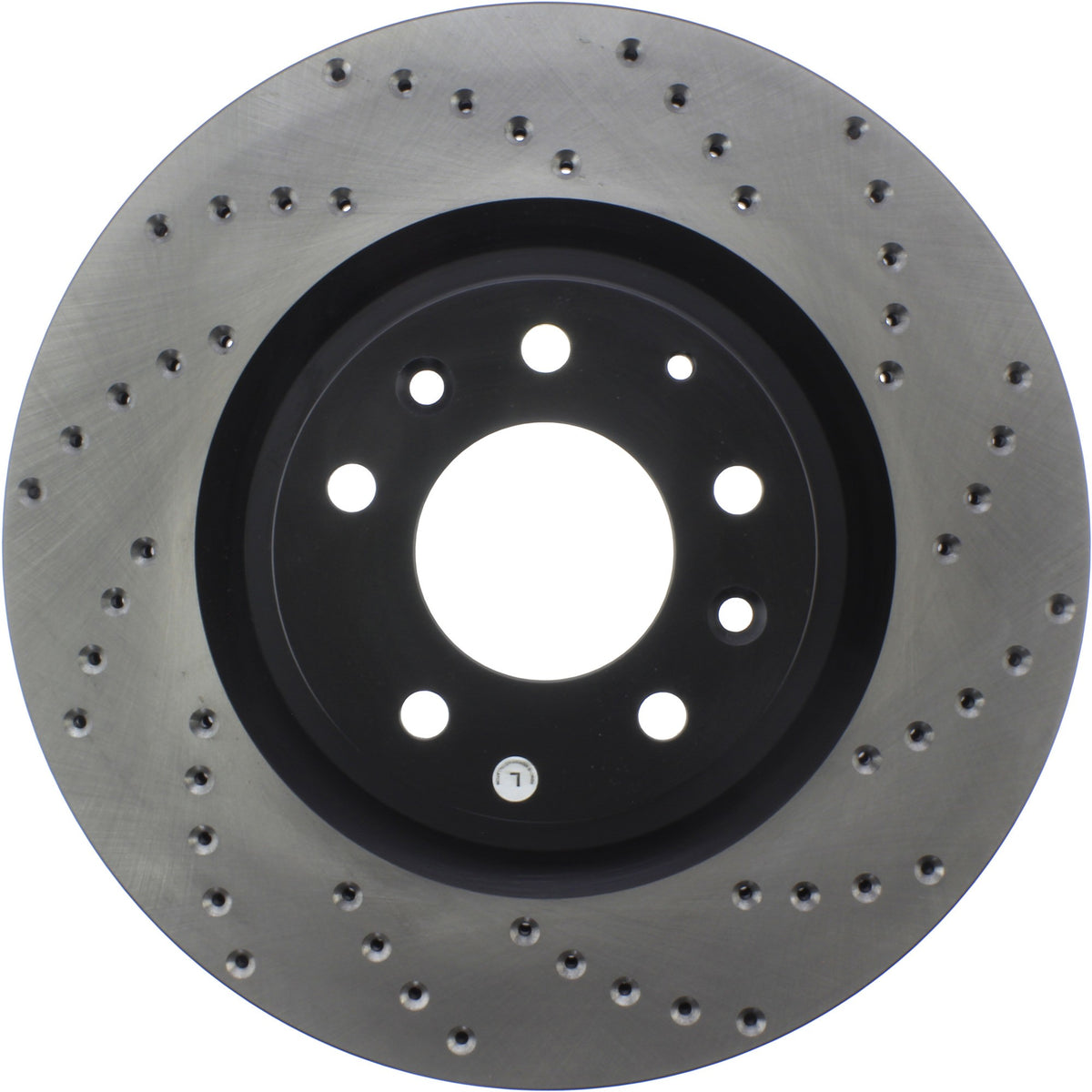 StopTech Sport Cryo Cross Drilled Brake Rotor; Front Left