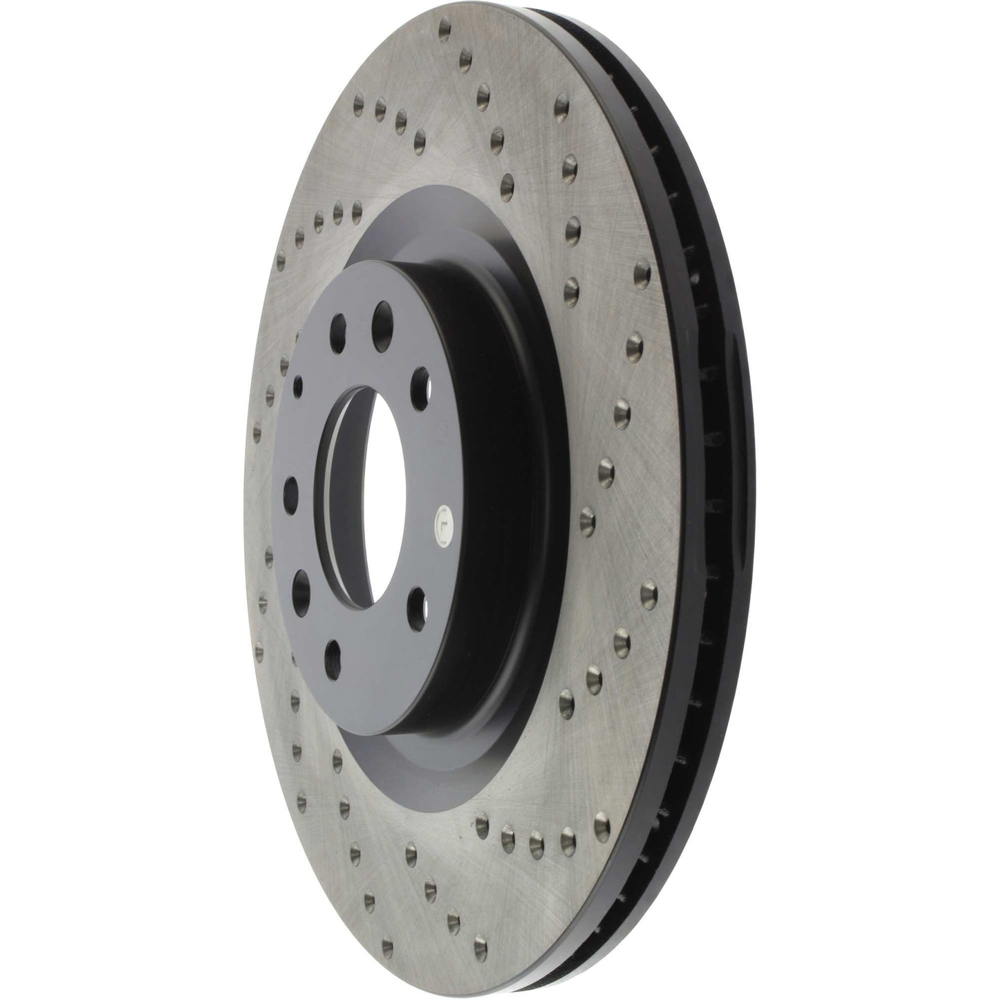 StopTech Sport Cryo Cross Drilled Brake Rotor; Front Left