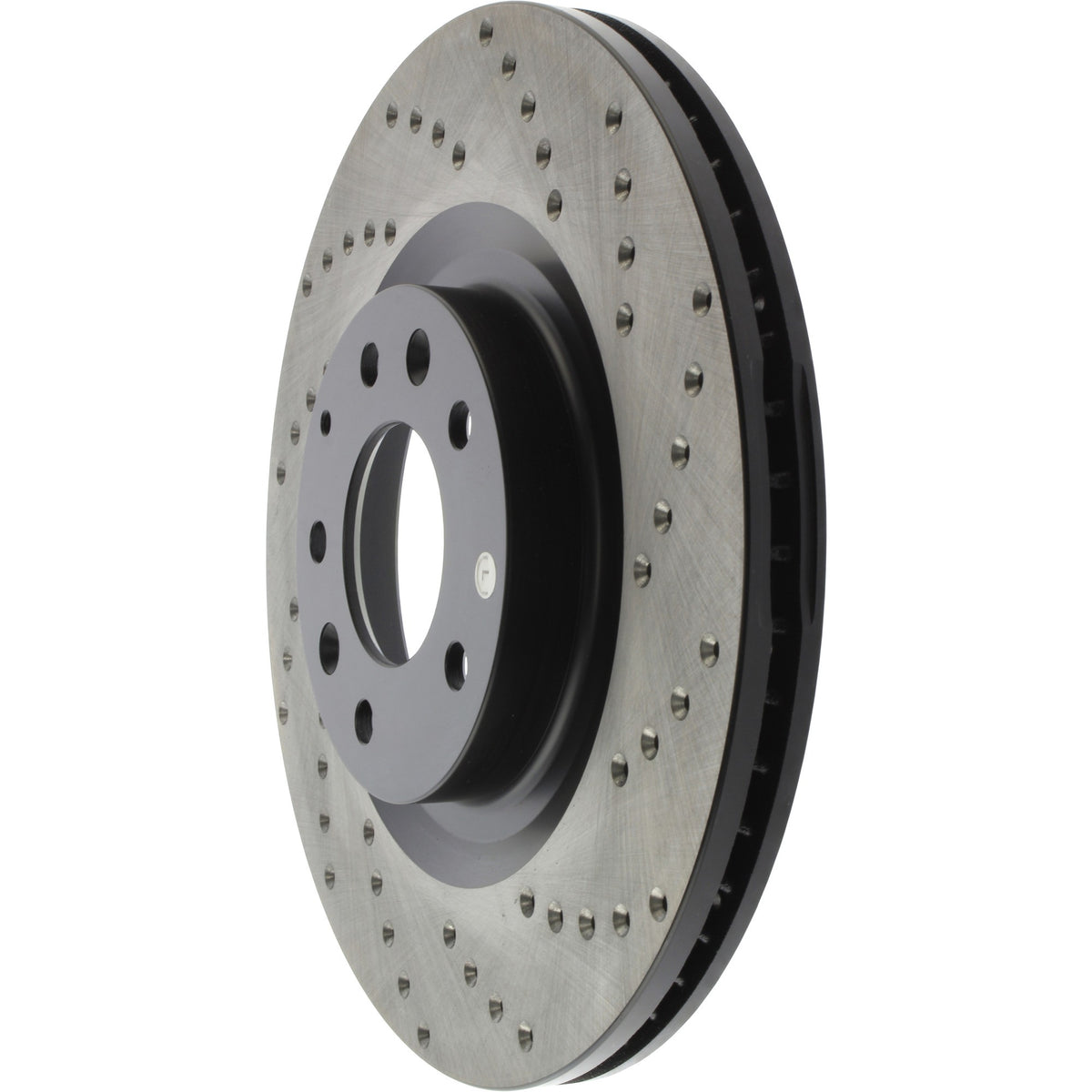 StopTech Sport Cryo Cross Drilled Brake Rotor; Front Left