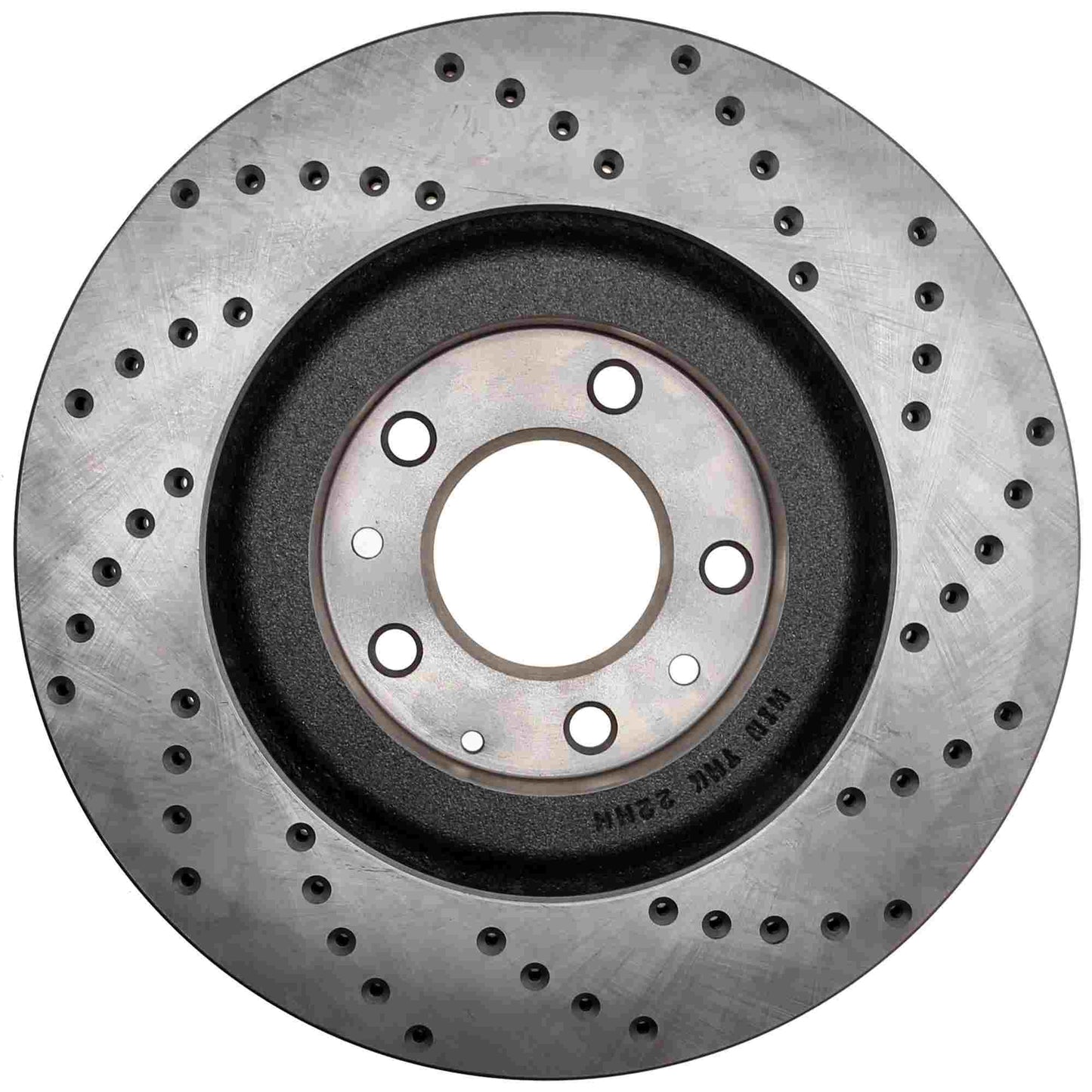 StopTech Sport Cross Drilled Brake Rotor; Front Right