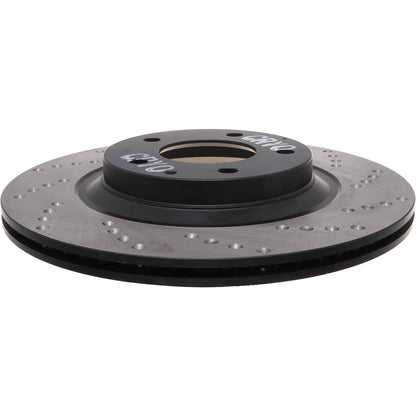 StopTech Sport Cryo Cross Drilled Brake Rotor; Rear Left