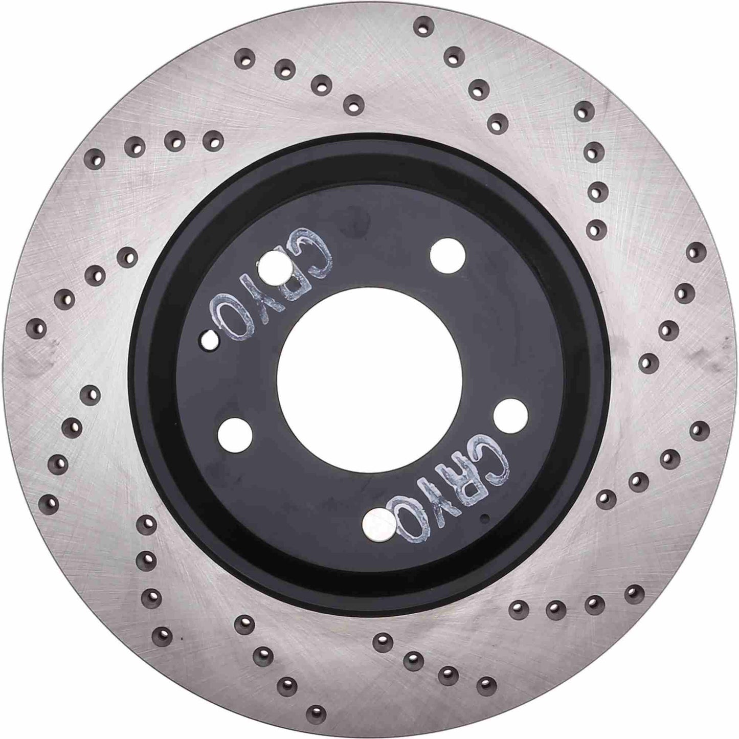 StopTech Sport Cryo Cross Drilled Brake Rotor; Rear Left
