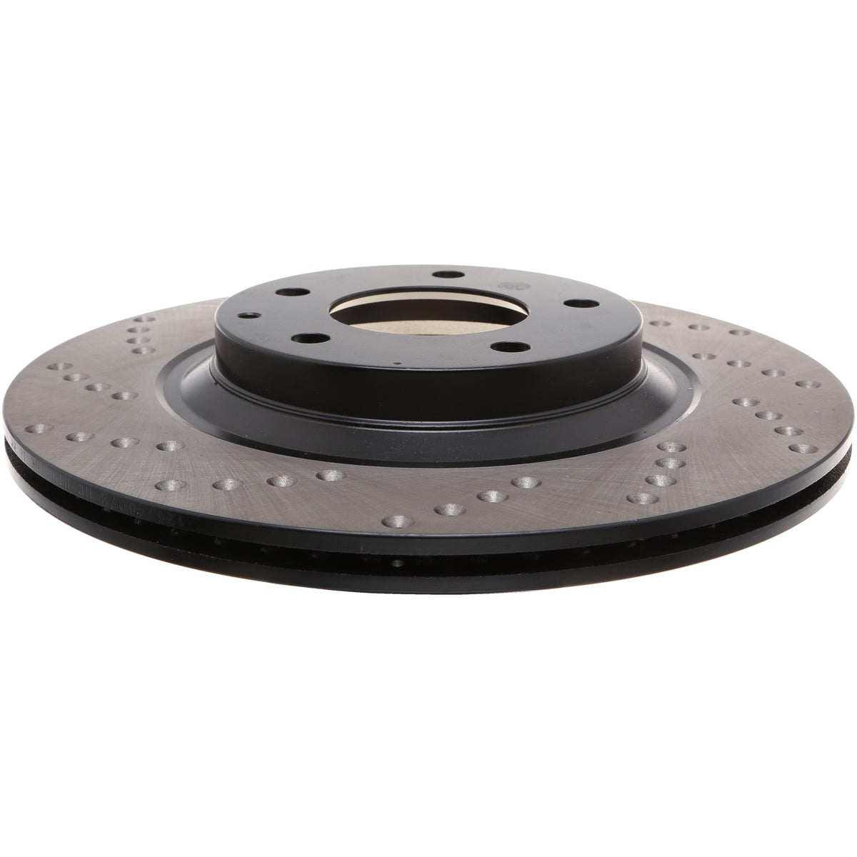 StopTech Sport Cryo Cross Drilled Brake Rotor; Rear Right