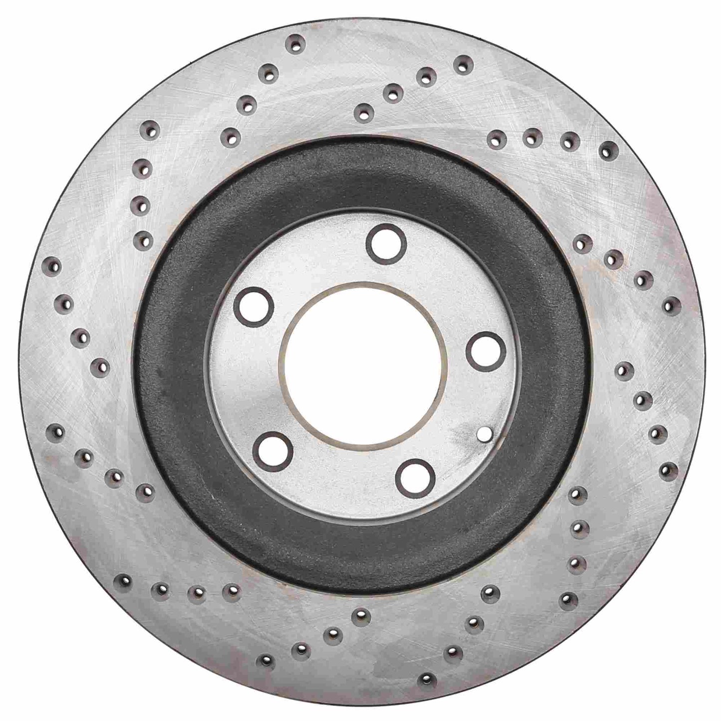 StopTech Sport Cross Drilled Brake Rotor; Rear Left