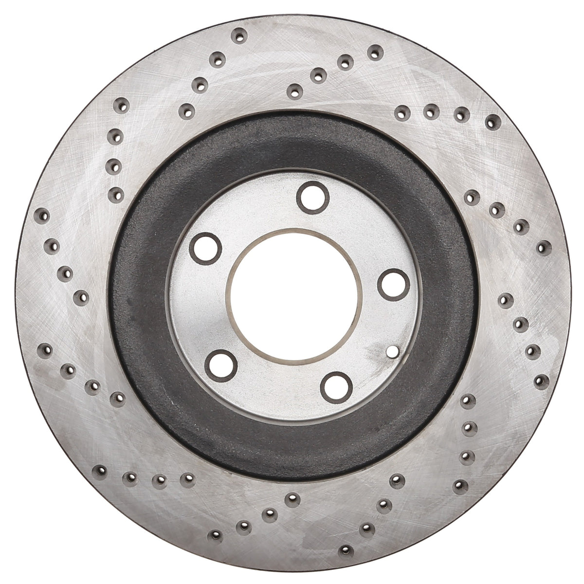 StopTech Sport Cross Drilled Brake Rotor; Rear Left
