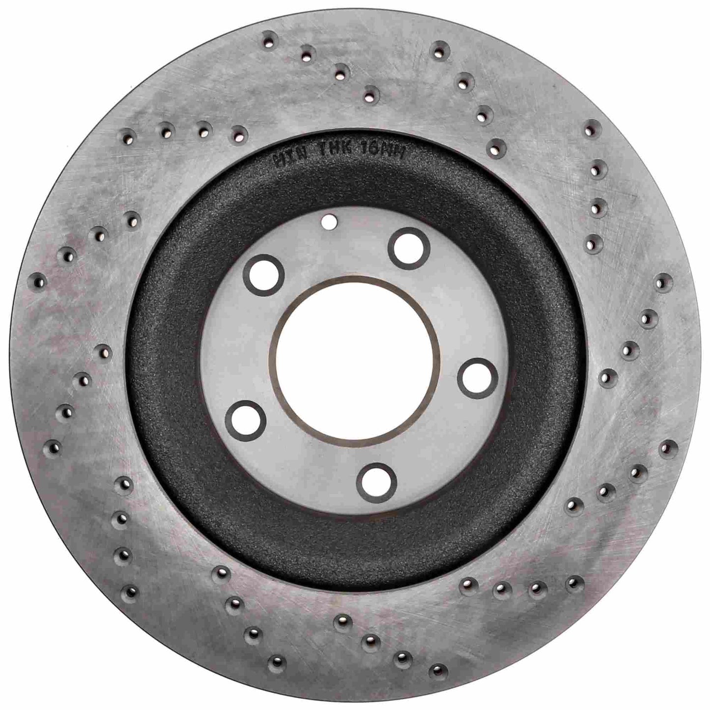 StopTech Sport Cross Drilled Brake Rotor; Rear Right