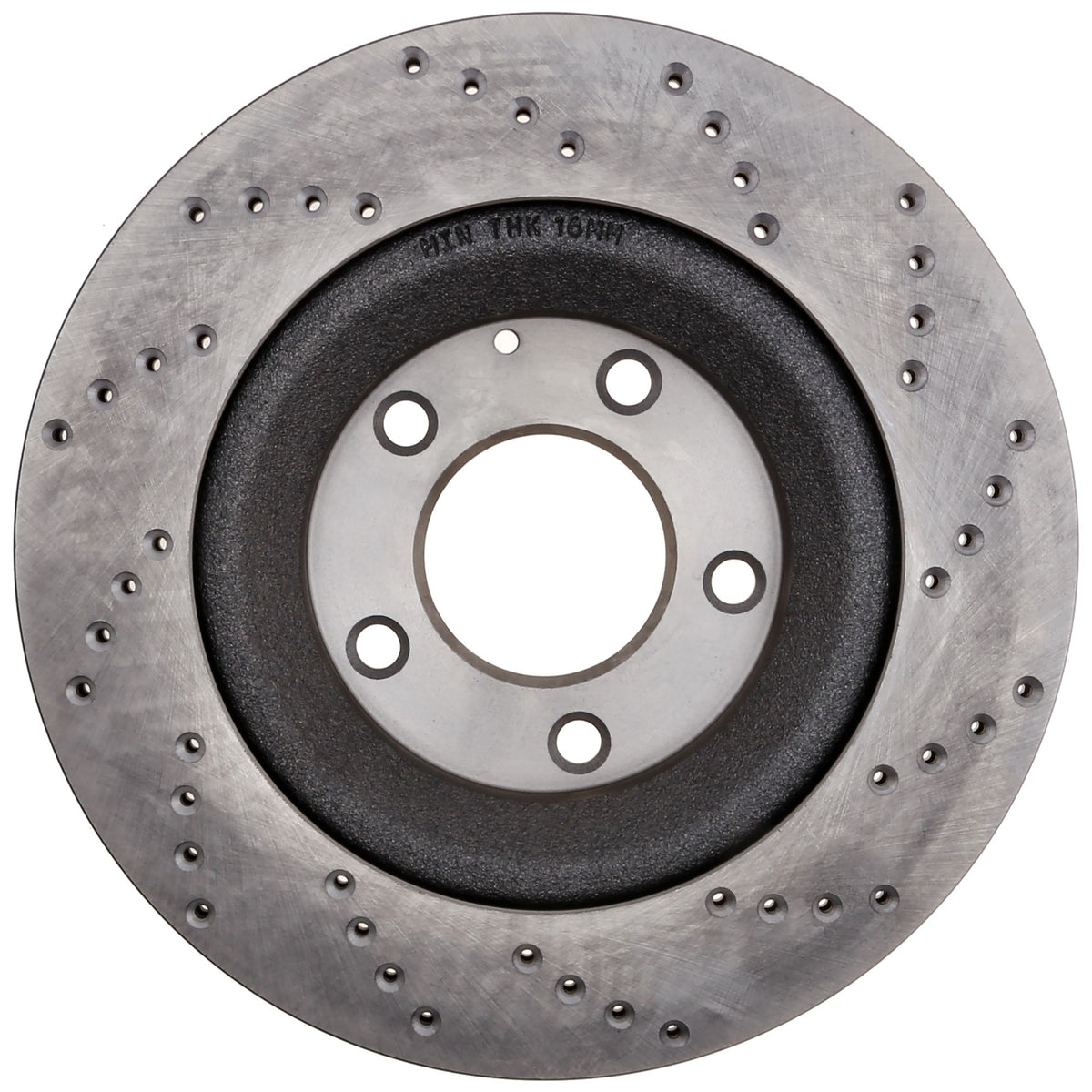 StopTech Sport Cross Drilled Brake Rotor; Rear Right