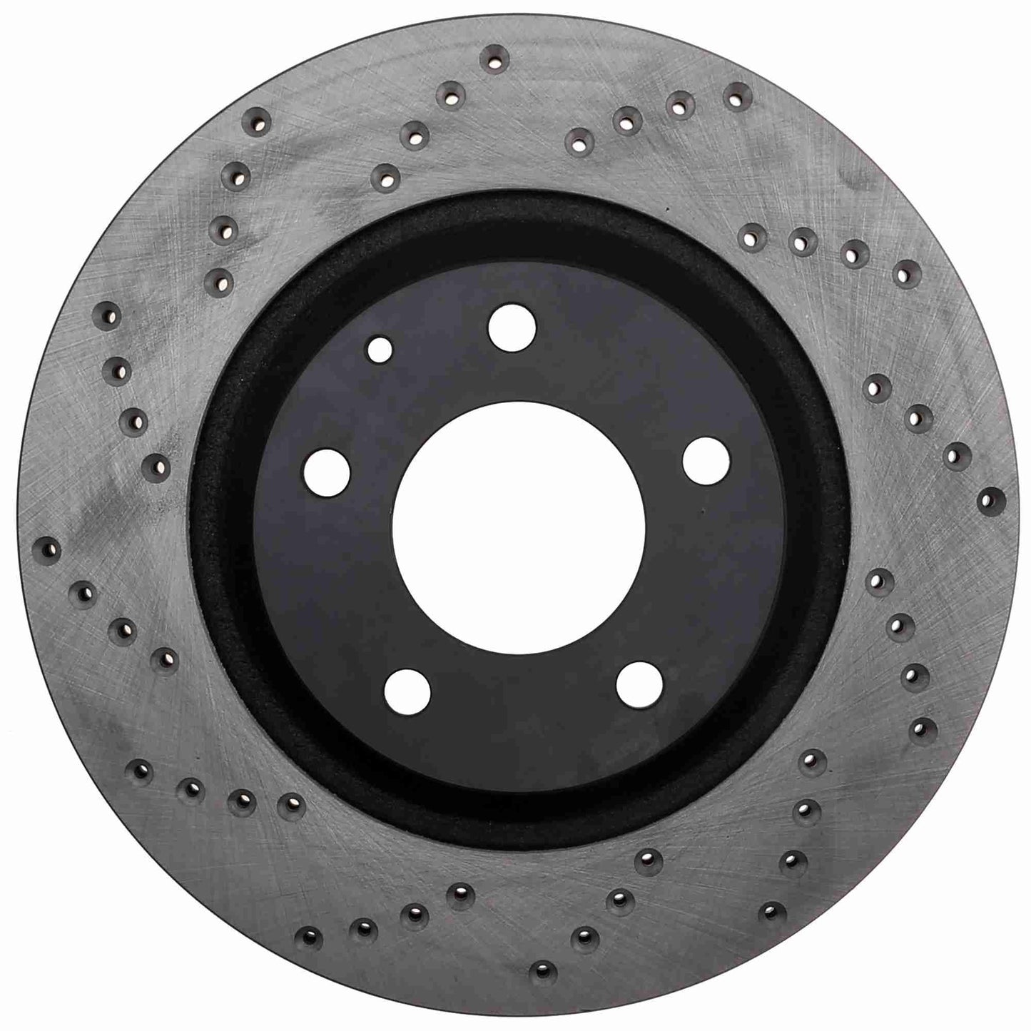 StopTech Sport Cross Drilled Brake Rotor; Rear Right
