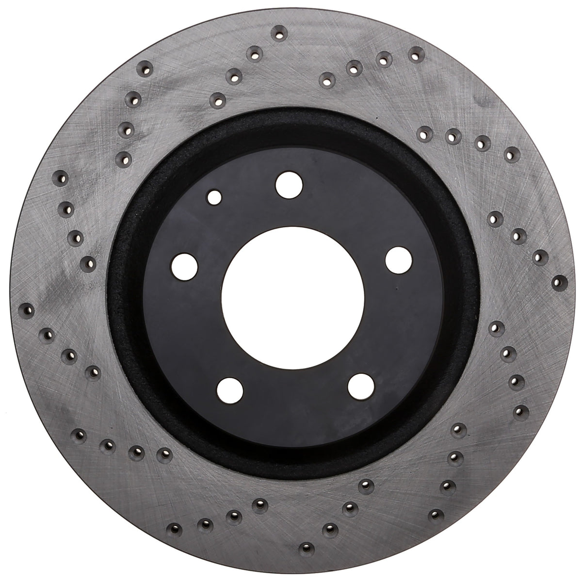 StopTech Sport Cross Drilled Brake Rotor; Rear Right