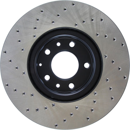 StopTech Sport Cryo Cross Drilled Brake Rotor; Front Left