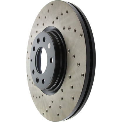 StopTech Sport Cryo Cross Drilled Brake Rotor; Front Right