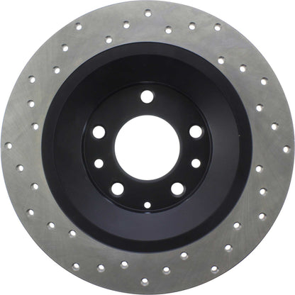 StopTech Sport Cryo Cross Drilled Brake Rotor; Rear Left