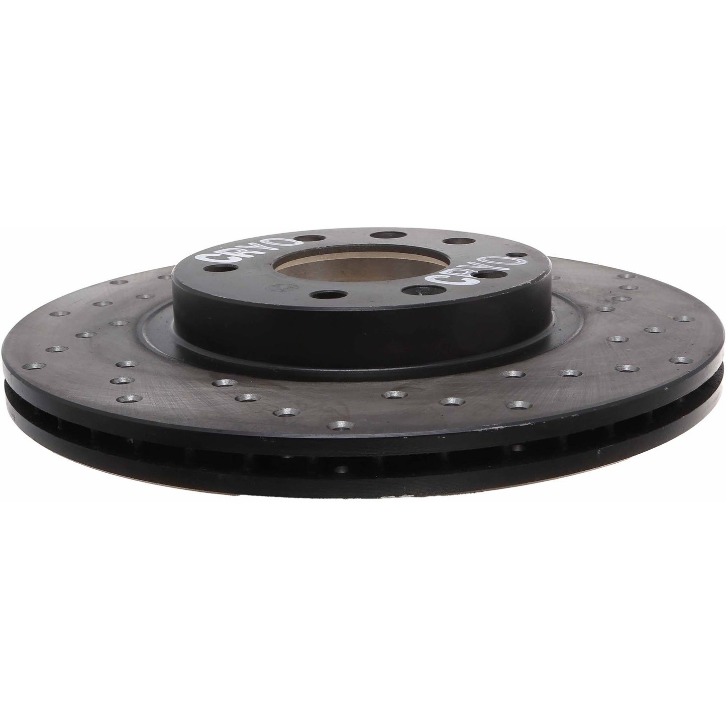 StopTech Sport Cryo Cross Drilled Brake Rotor; Front Left