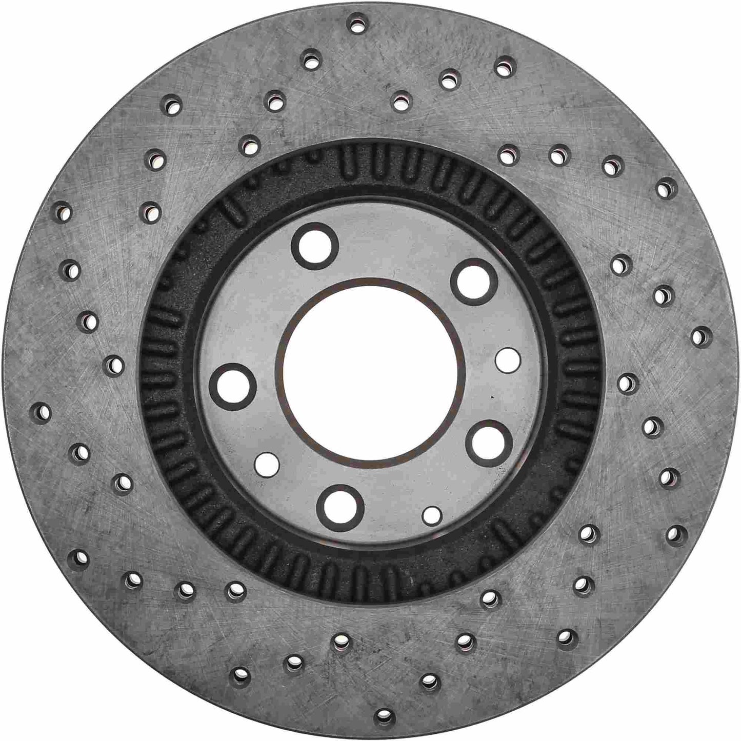StopTech Sport Cryo Cross Drilled Brake Rotor; Front Left
