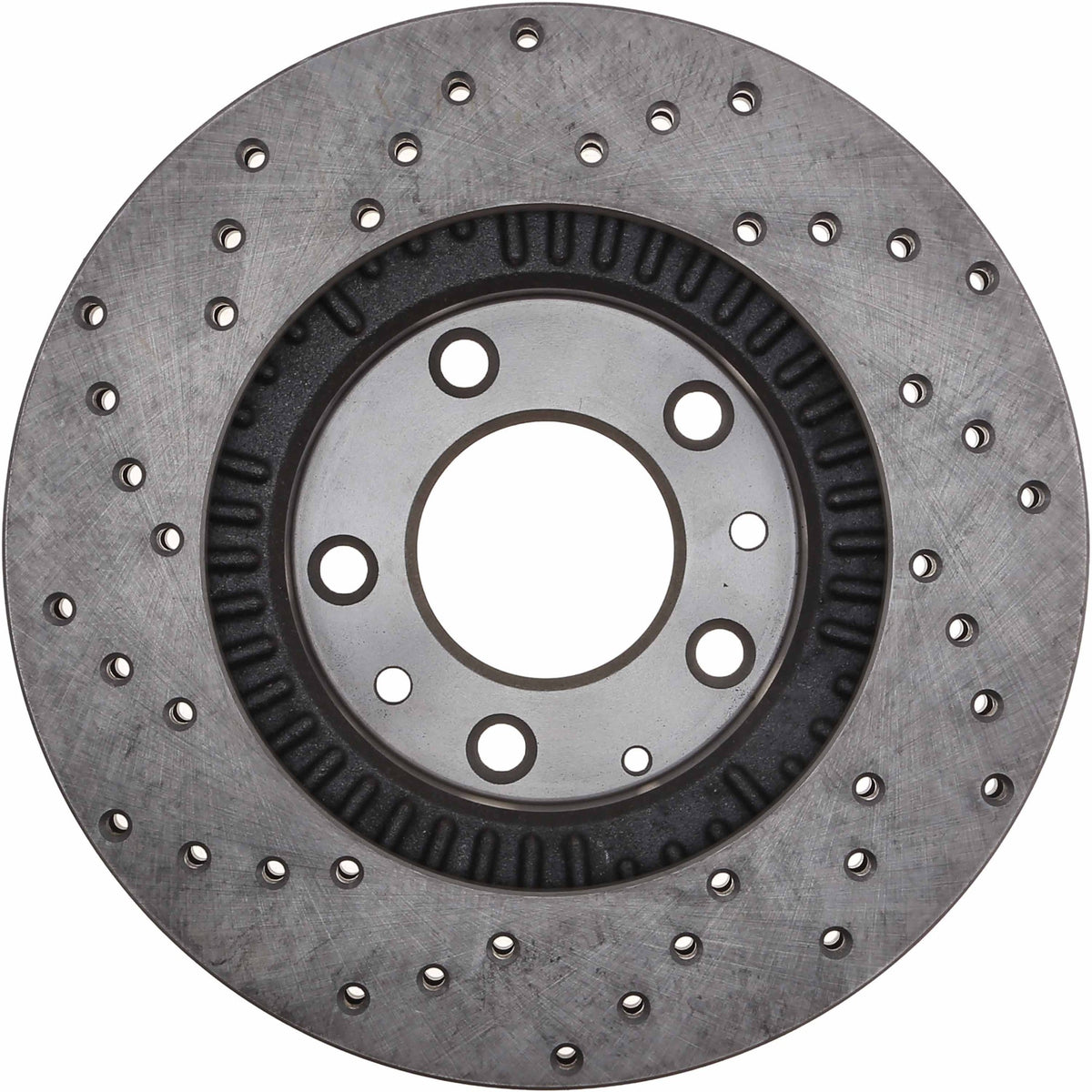 StopTech Sport Cryo Cross Drilled Brake Rotor; Front Left