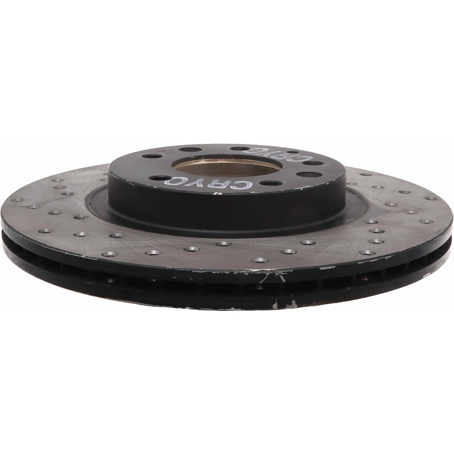 StopTech Sport Cryo Cross Drilled Brake Rotor; Front Right