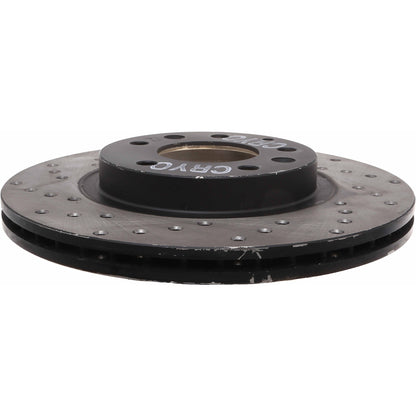 StopTech Sport Cryo Cross Drilled Brake Rotor; Front Right