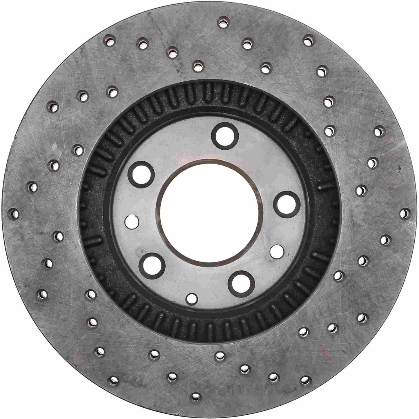StopTech Sport Cryo Cross Drilled Brake Rotor; Front Right