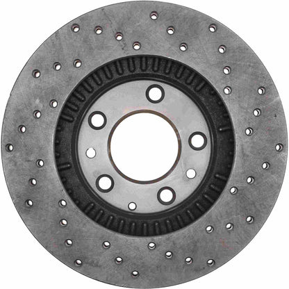 StopTech Sport Cryo Cross Drilled Brake Rotor; Front Right