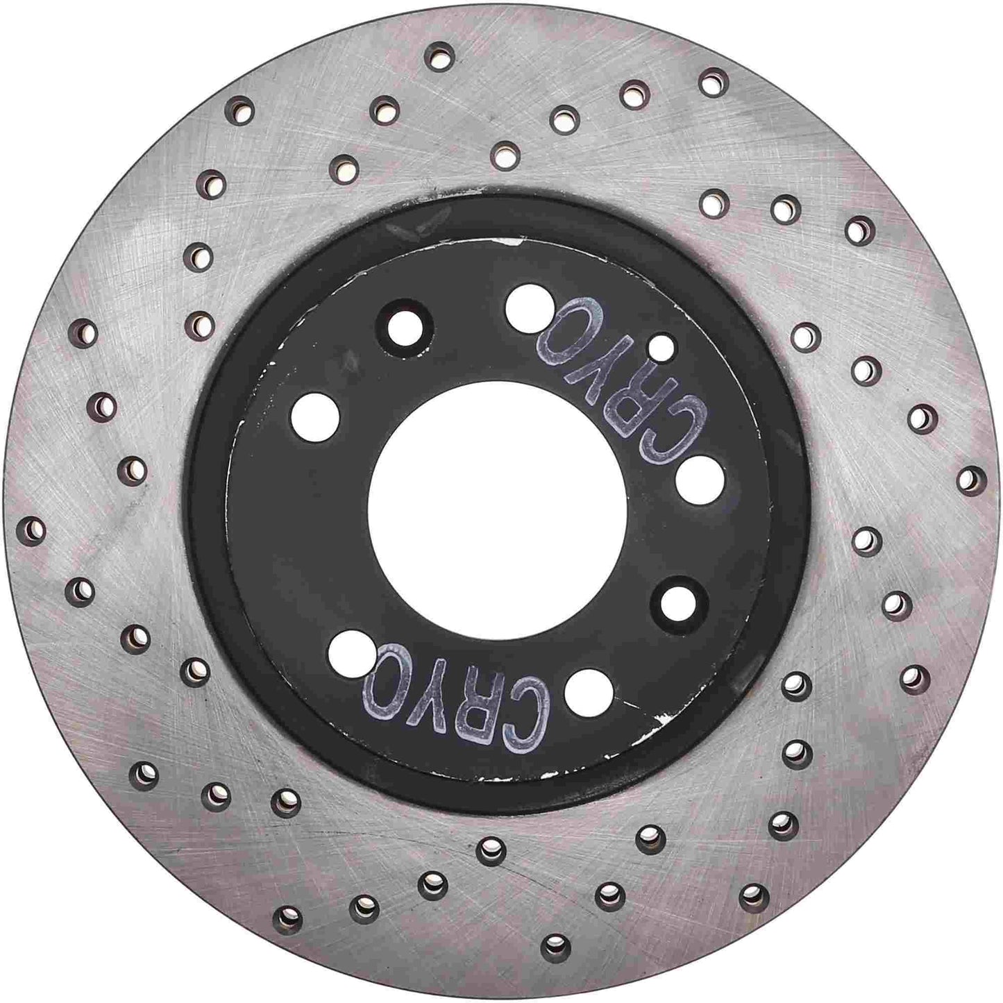 StopTech Sport Cryo Cross Drilled Brake Rotor; Front Right