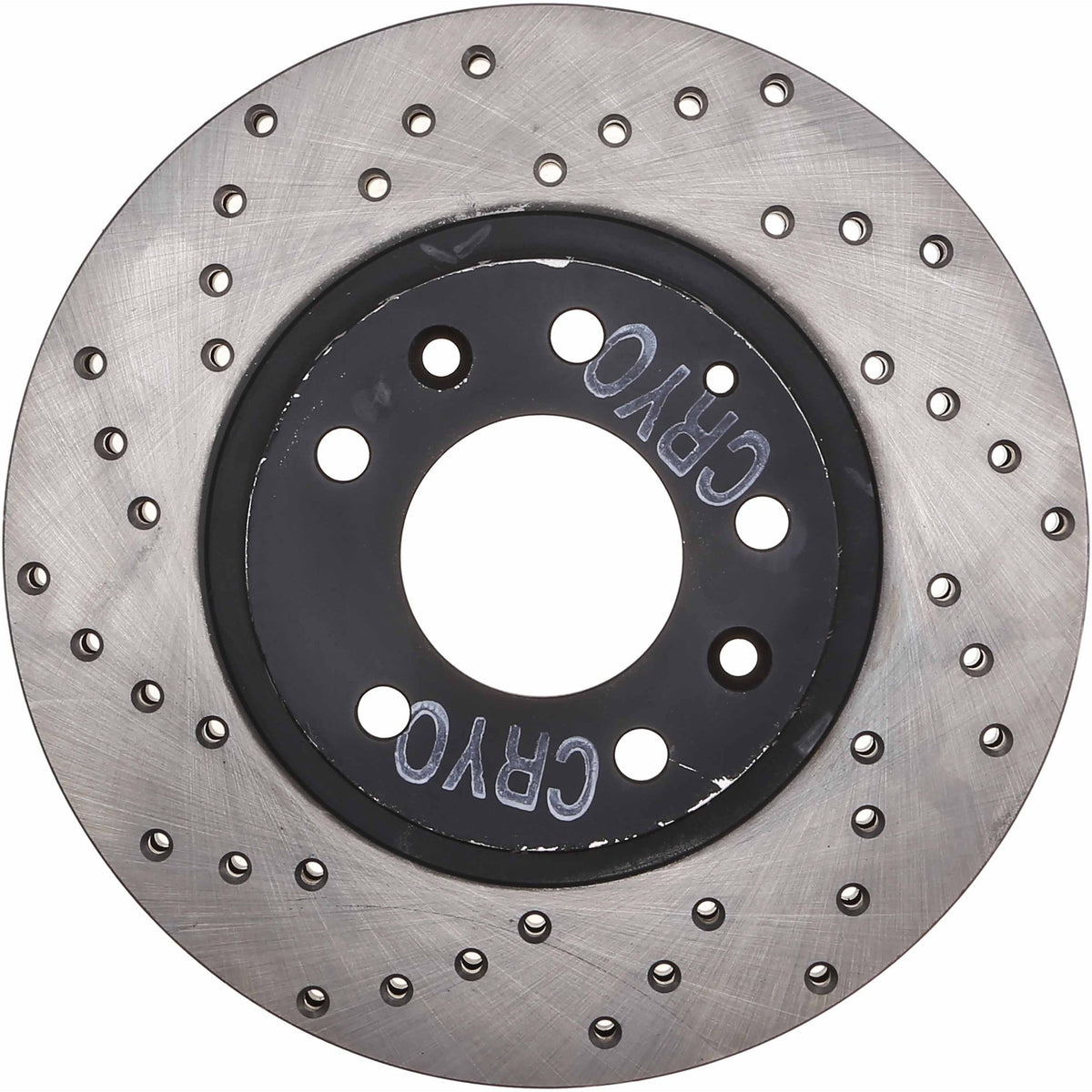 StopTech Sport Cryo Cross Drilled Brake Rotor; Front Right