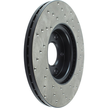 StopTech Sport Cryo Cross Drilled Brake Rotor; Front Right