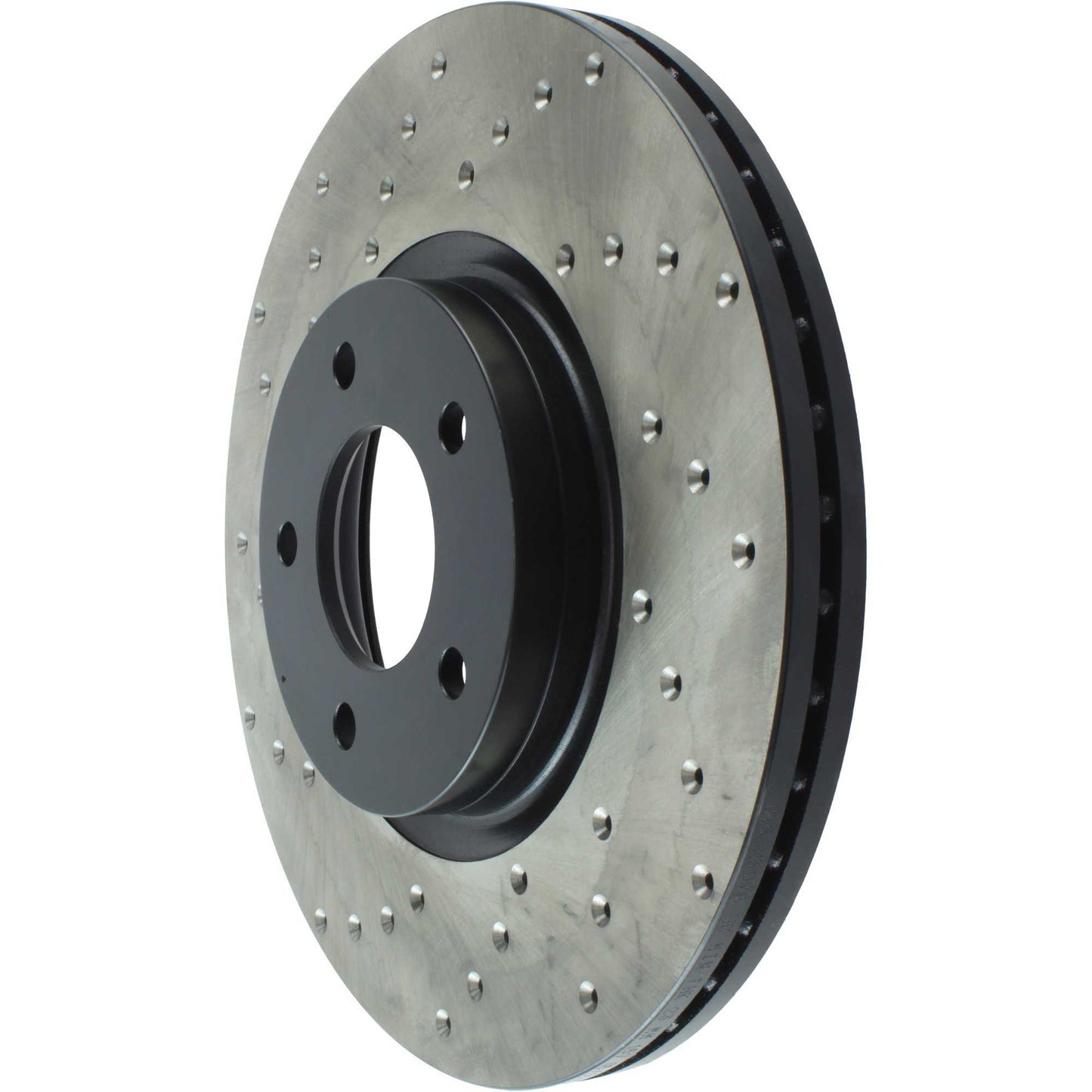 StopTech Sport Cross Drilled Brake Rotor; Front Right