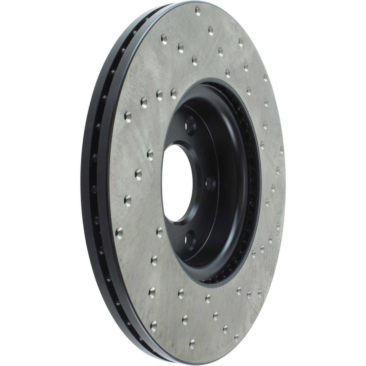 StopTech Sport Cross Drilled Brake Rotor; Front Right