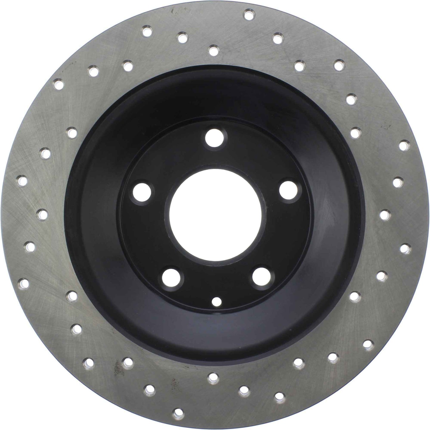 StopTech Sport Cross Drilled Brake Rotor; Rear Right